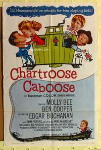 s189 CHARTROOSE CABOOSE one-sheet movie poster '60 Edgar Buchanan
