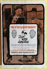 s222 CRAZY WORLD OF LAUREL & HARDY one-sheet movie poster '67 Hal Roach