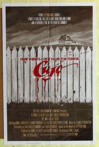 s226 CUJO one-sheet movie poster '83 Stephen King, St. Bernard horror!
