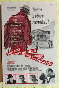 s235 DAY THEY ROBBED THE BANK OF ENGLAND one-sheet movie poster '60