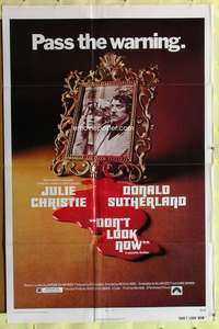 s280 DON'T LOOK NOW one-sheet movie poster '74 Nicholas Roeg, Sutherland