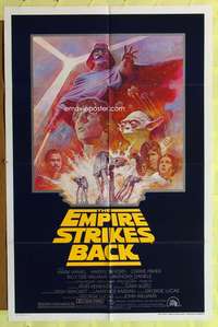 s296 EMPIRE STRIKES BACK 1sh movie poster R81 George Lucas classic!