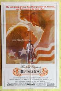s416 HEAVEN'S GATE one-sheet movie poster '81 Kris Kristofferson, Walken