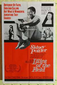 s509 LILIES OF THE FIELD one-sheet movie poster '63 Sidney Poitier