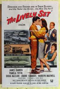 s523 LIVELY SET one-sheet movie poster '64 car racing, James Darren!