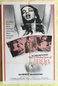 s652 SEDUCTION OF INGA one-sheet movie poster '71 Swedish sexploitation!