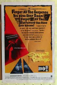 s654 SERGEANT RUTLEDGE one-sheet movie poster '60 John Ford western!
