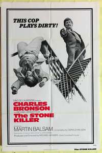 s706 STONE KILLER one-sheet movie poster '73 Charles Bronson, gangsters!