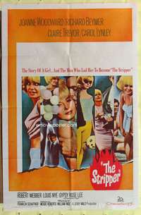 s719 STRIPPER one-sheet movie poster '63 super sexy Joanne Woodward!