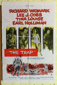 s785 TRAP one-sheet movie poster '59 Richard Widmark, Lee J Cobb