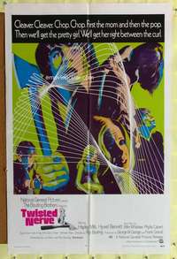 s794 TWISTED NERVE int'l one-sheet movie poster '69 Hayley Mills, horror!