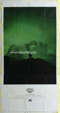 t026 ROSEMARY'S BABY three-sheet movie poster '68 Polanski, Mia Farrow