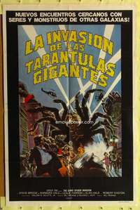 t942 GIANT SPIDER INVASION Argentinean movie poster '75 big bugs!