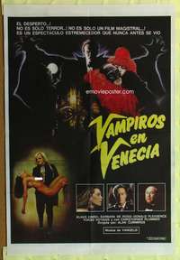 t952 VAMPIRE IN VENICE Argentinean movie poster '86 Klaus Kinski