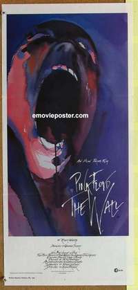 t926 WALL Australian daybill movie poster '82 Pink Floyd, Roger Waters!