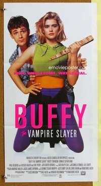 t859 BUFFY THE VAMPIRE SLAYER Australian daybill movie poster '92 Swanson
