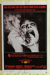 t563 BUG one-sheet movie poster '75 Dillman, wild insect horror imag