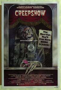t578 CREEPSHOW one-sheet movie poster '82 George Romero, Stephen King