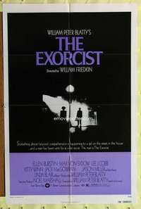 t617 EXORCIST one-sheet movie poster '74 William Friedkin, Max Von Sydow