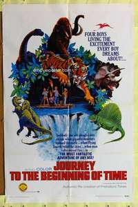 t680 JOURNEY TO THE BEGINNING OF TIME one-sheet movie poster R69 Czech!