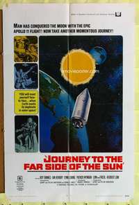 t681 JOURNEY TO THE FAR SIDE OF THE SUN one-sheet movie poster '69 sci-fi