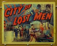 t085 LOST CITY movie title lobby card R40 William Boyd serial!