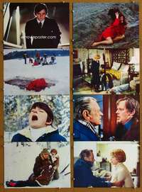 t441 DAMIEN OMEN 2 8 color 10x14 movie stills '78 William Holden, Lee Grant