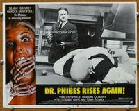 t421 DR PHIBES RISES AGAIN movie lobby card #4 '72 giant dead guy!