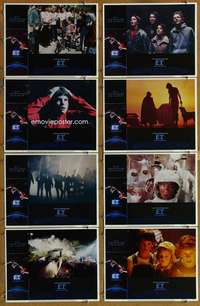 t451 ET 8 movie lobby cards '82 Steven Spielberg, Drew Barrymore