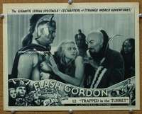 t073 FLASH GORDON #2 Chap 12 movie lobby card '36 Ming the Merciless!