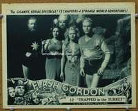 t072 FLASH GORDON #4 Chap 12 movie lobby card '36 great cast portrait!
