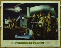 t114 FORBIDDEN PLANET movie lobby card #6 '56 shooting the monster!
