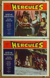 t279 HERCULES 2 movie lobby cards '59 classic Italian fantasy!