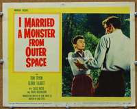 t246 I MARRIED A MONSTER FROM OUTER SPACE movie lobby card #2 '58