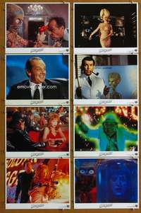 t463 MARS ATTACKS 8 movie lobby cards '96 Jack Nicholson, Tim Burton