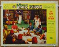 t184 MOLE PEOPLE movie lobby card #4 '56 wacky alien dinner feast!
