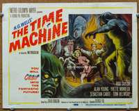 t325 TIME MACHINE movie title lobby card '60 H.G. Wells, George Pal