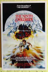 t725 NINTH CONFIGURATION int'l one-sheet movie poster '80 Croci artwork!