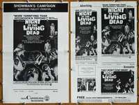 t065 NIGHT OF THE LIVING DEAD movie pressbook '68 classic!