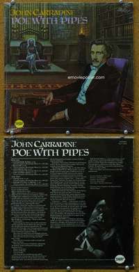 t061 POE WITH PIPES record album '60s John Carradine