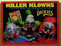 t059 KILLER KLOWNS FROM OUTER SPACE soundtrack movie poster '88
