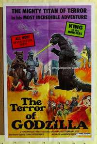 t708 TERROR OF GODZILLA 1977 Mekagojira no gyakushu, Toho, Godzilla, sci-fi!