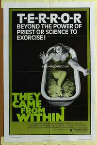 t797 THEY CAME FROM WITHIN one-sheet movie poster '76 David Cronenberg
