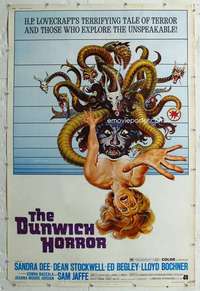 w308 DUNWICH HORROR 40x60 movie poster '70 AIP wild horror image!
