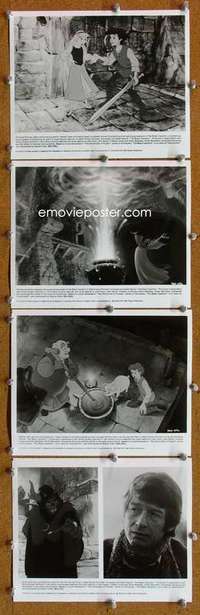 z178 BLACK CAULDRON 9 8x10 movie stills '85 first Walt Disney CG!