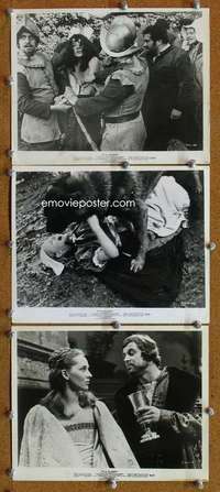 z438 CRY OF THE BANSHEE 3 8x10 movie stills '70 Vincent Price, Poe