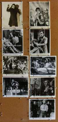 z179 CURSE OF FRANKENSTEIN 9 8x10 movie stills '57 Peter Cushing