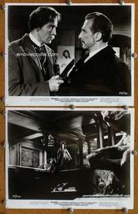 z497 GORGON 2 8x10 movie stills '64 Peter Cushing, Hammer horror!