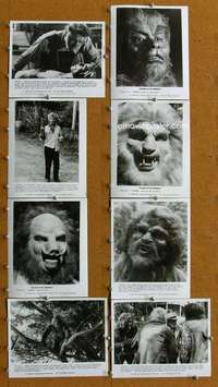 z090 ISLAND OF DR MOREAU 14 8x10 movie stills '77 monster portraits!