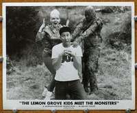 z591 LEMON GROVE KIDS MEET THE MONSTERS 8x10 movie still '65 mummy!